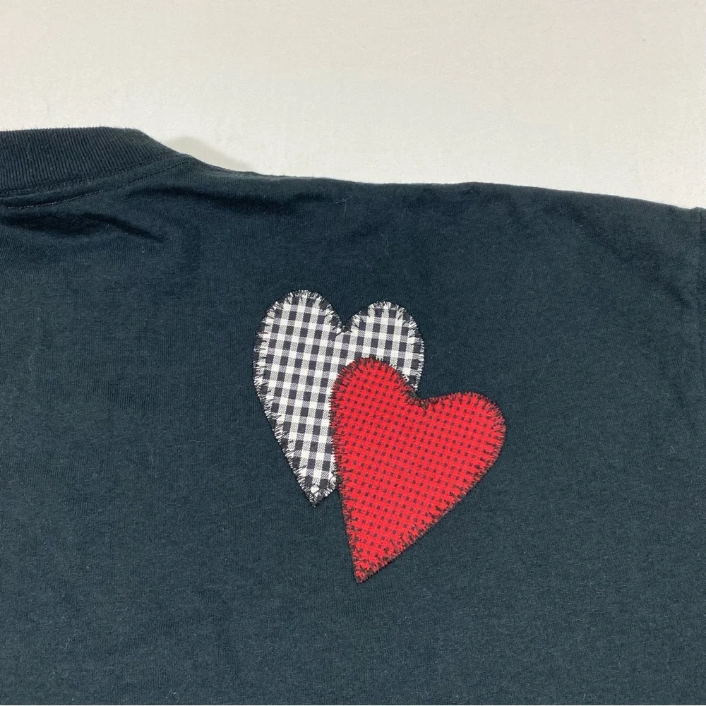 Fruit of the loom Vintage Barnyard Chicken  Plaid Shirt Patchwork Checkered XXL - Picture 5 of 9